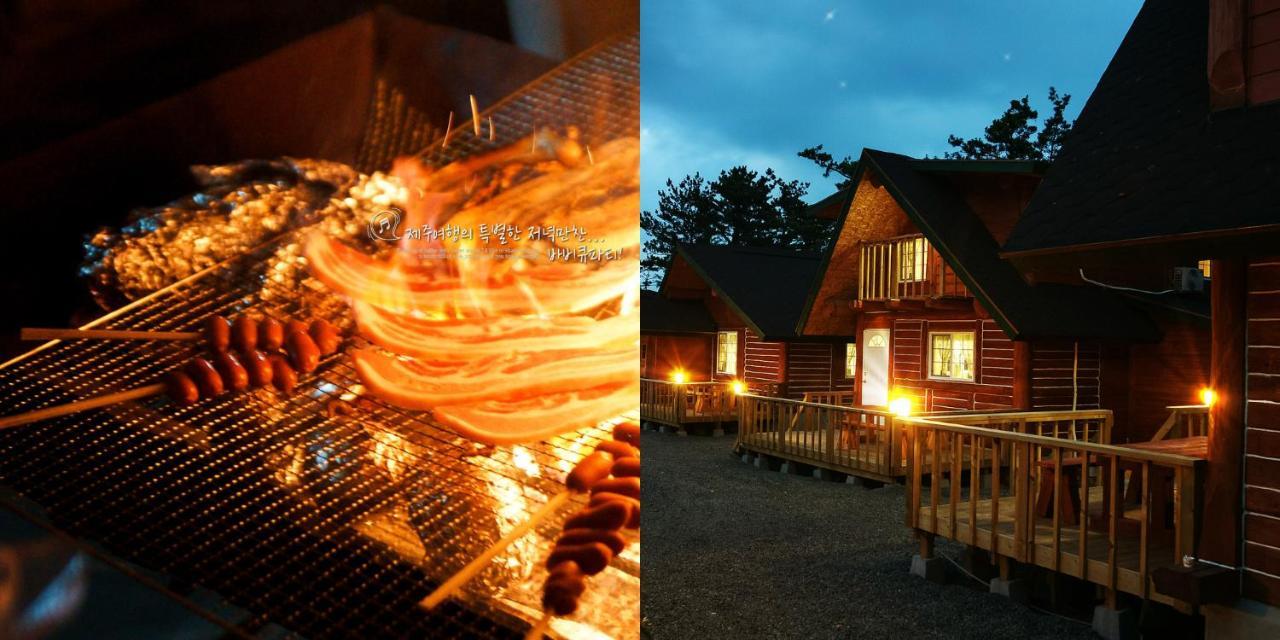 סאוגוויפו Jeju Joa Log Pension מראה חיצוני תמונה